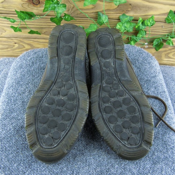 SKECHERS Classic Fit Men Sneaker Shoes Brown Lace‎ Up Size 8.5 Medium - Picture 8 of 10